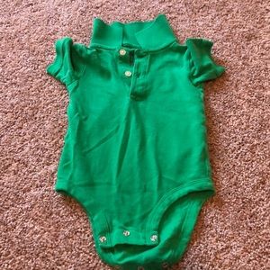 12-18m polo onesie